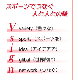 スポーツでつなぐ人と人との輪